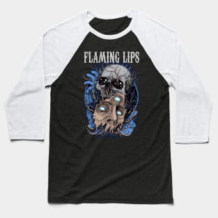 FLAMING LIPS BAND Baseball T-Shirt